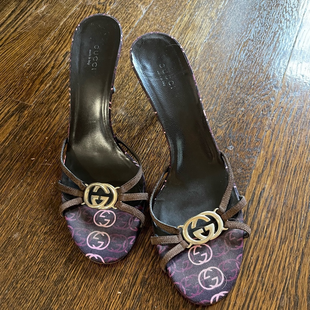 Gucci sandal 3” heel